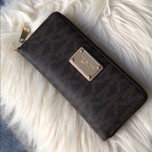 Michael Kors Brown Logo Wallet